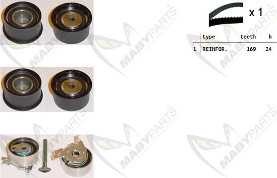 Mabyparts OBK010311 - Kit de distribution cwaw.fr