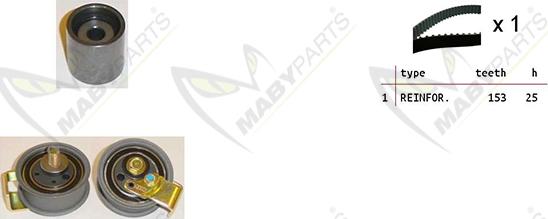 Mabyparts OBK010317 - Kit de distribution cwaw.fr