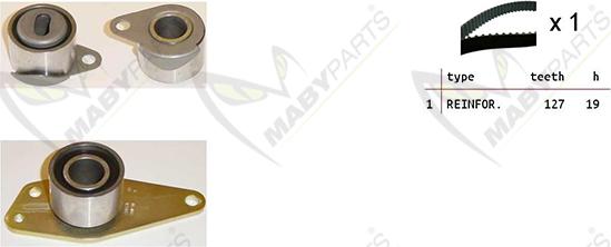 Mabyparts OBK010335 - Kit de distribution cwaw.fr