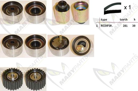 Mabyparts OBK010326 - Kit de distribution cwaw.fr