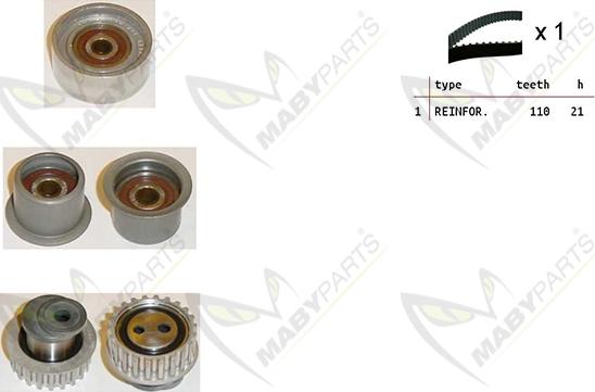 Mabyparts OBK010327 - Kit de distribution cwaw.fr