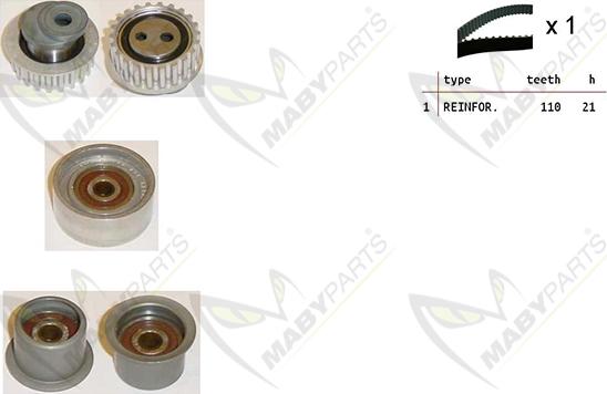 Mabyparts OBK010378 - Kit de distribution cwaw.fr