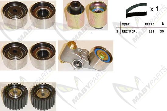 Mabyparts OBK010290 - Kit de distribution cwaw.fr