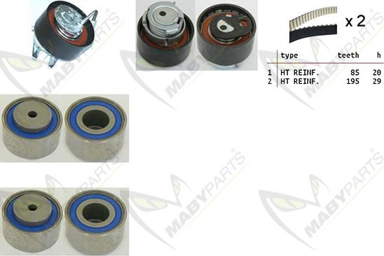 Mabyparts OBK010241 - Kit de distribution cwaw.fr