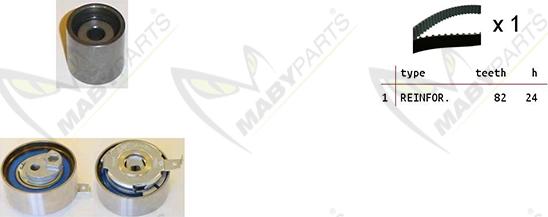 Mabyparts OBK010248 - Kit de distribution cwaw.fr