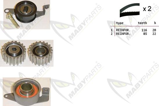 Mabyparts OBK010250 - Kit de distribution cwaw.fr