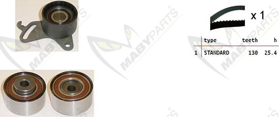 Mabyparts OBK010252 - Kit de distribution cwaw.fr