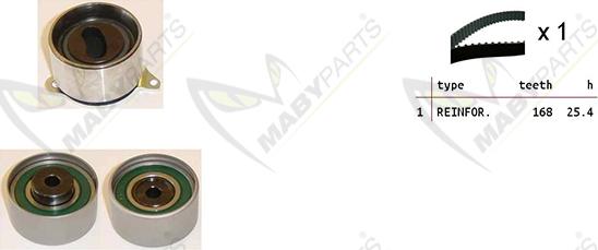 Mabyparts OBK010265 - Kit de distribution cwaw.fr