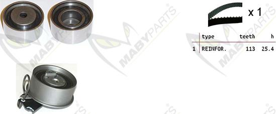 Mabyparts OBK010209 - Kit de distribution cwaw.fr