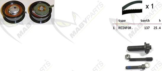 Mabyparts OBK010207 - Kit de distribution cwaw.fr