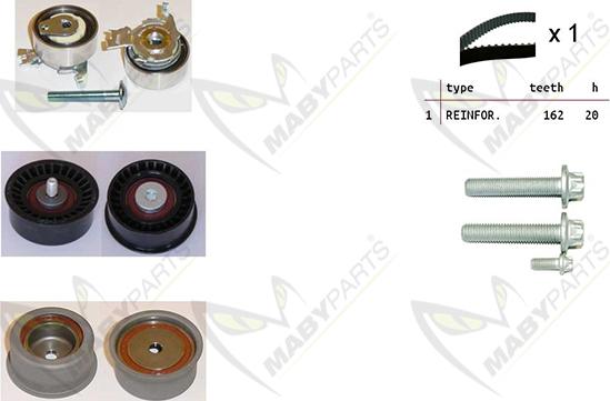 Mabyparts OBK010213 - Kit de distribution cwaw.fr