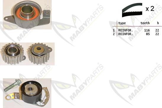 Mabyparts OBK010212 - Kit de distribution cwaw.fr