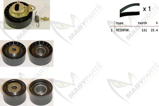 Mabyparts OBK010231 - Kit de distribution cwaw.fr