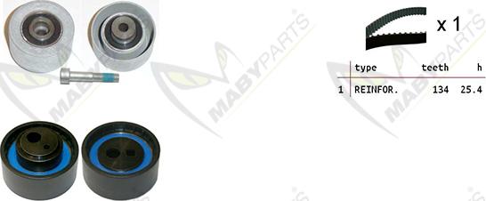 Mabyparts OBK010237 - Kit de distribution cwaw.fr