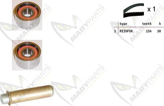 Mabyparts OBK010229 - Kit de distribution cwaw.fr