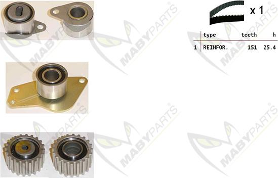 Mabyparts OBK010220 - Kit de distribution cwaw.fr