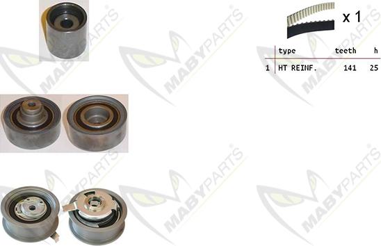 Mabyparts OBK010221 - Kit de distribution cwaw.fr