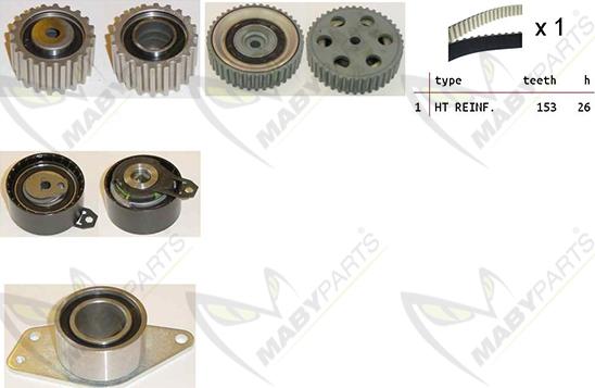 Mabyparts OBK010223 - Kit de distribution cwaw.fr