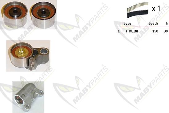 Mabyparts OBK010227 - Kit de distribution cwaw.fr