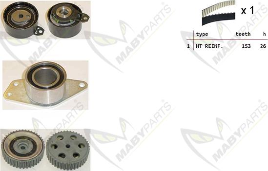 Mabyparts OBK010275 - Kit de distribution cwaw.fr