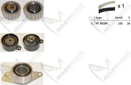 Mabyparts OBK010277 - Kit de distribution cwaw.fr