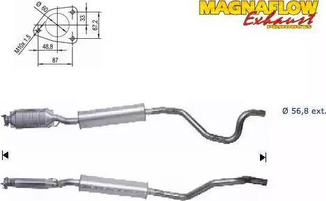 Magnaflow 64501D - Catalyseur cwaw.fr