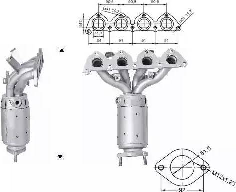 Magnaflow 64111 - Catalyseur cwaw.fr