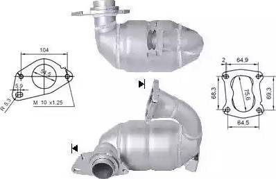 Magnaflow 66314D - Catalyseur cwaw.fr