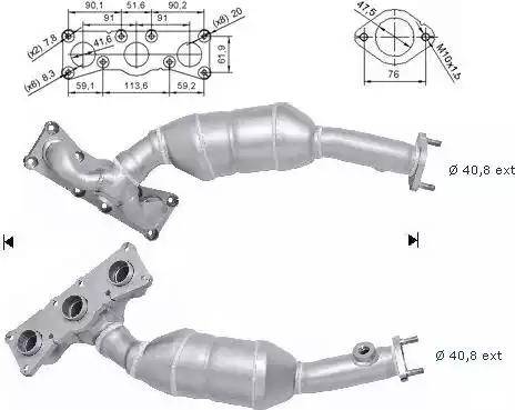 Magnaflow 60617 - Catalyseur cwaw.fr