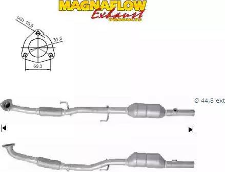 Magnaflow 68813 - Catalyseur cwaw.fr