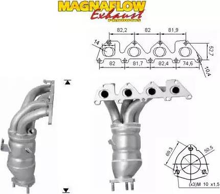 Magnaflow 68812 - Catalyseur cwaw.fr