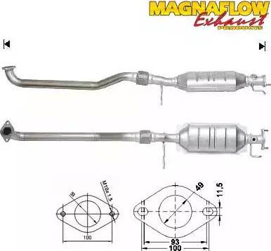 Magnaflow 74503 - Catalyseur cwaw.fr