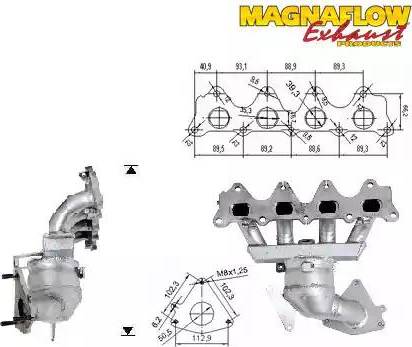 Magnaflow 76333 - Catalyseur cwaw.fr