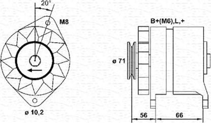 Magneti Marelli 944356971010 - Alternateur cwaw.fr