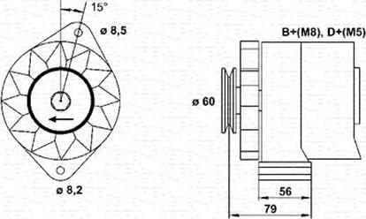 Magneti Marelli 944356679010 - Alternateur cwaw.fr