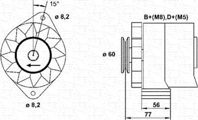 Magneti Marelli 944356676010 - Alternateur cwaw.fr