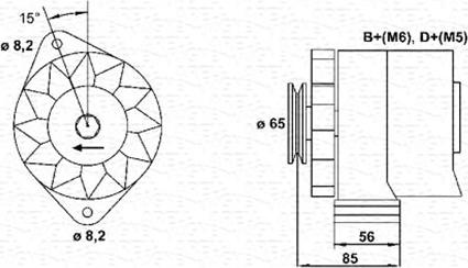 Magneti Marelli 944356732010 - Alternateur cwaw.fr