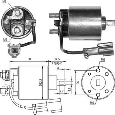 Magneti Marelli 940113050401 - Contacteur, démarreur cwaw.fr