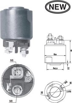 Magneti Marelli 940113050546 - Contacteur, démarreur cwaw.fr