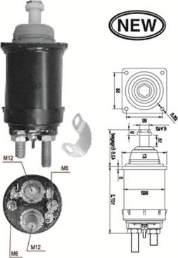 Magneti Marelli 940113050569 - Contacteur, démarreur cwaw.fr