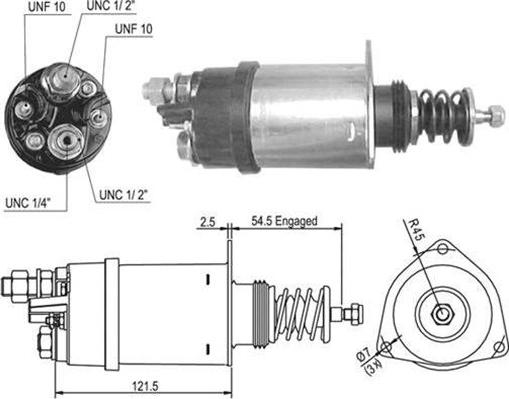 Magneti Marelli 940113050501 - Contacteur, démarreur cwaw.fr