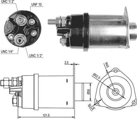 Magneti Marelli 940113050518 - Contacteur, démarreur cwaw.fr