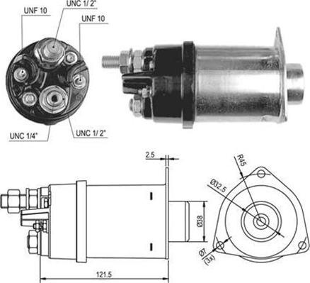 Magneti Marelli 940113050513 - Contacteur, démarreur cwaw.fr