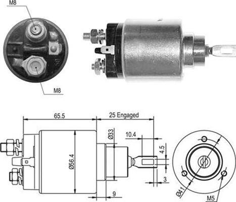 Magneti Marelli 940113050051 - Contacteur, démarreur cwaw.fr