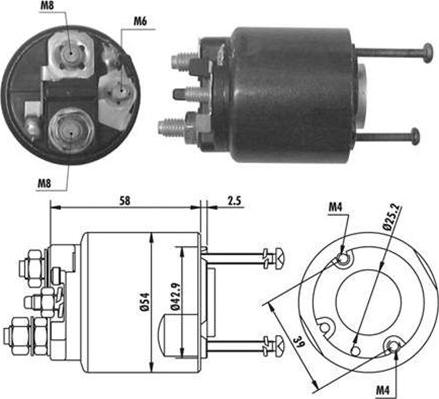 Magneti Marelli 940113050064 - Contacteur, démarreur cwaw.fr