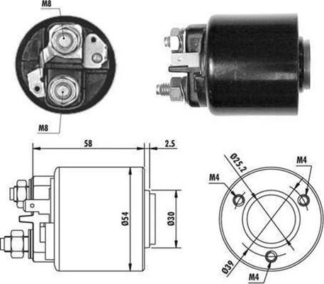 Magneti Marelli 940113050060 - Contacteur, démarreur cwaw.fr