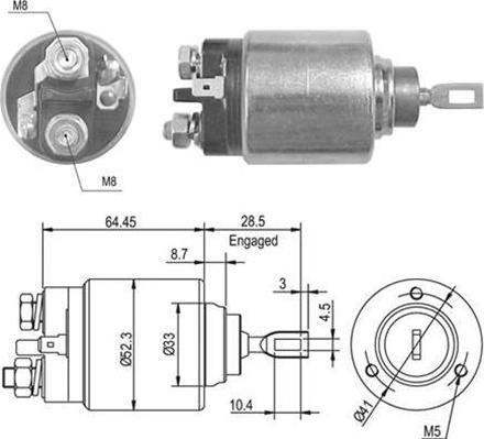 Magneti Marelli 940113050013 - Contacteur, démarreur cwaw.fr