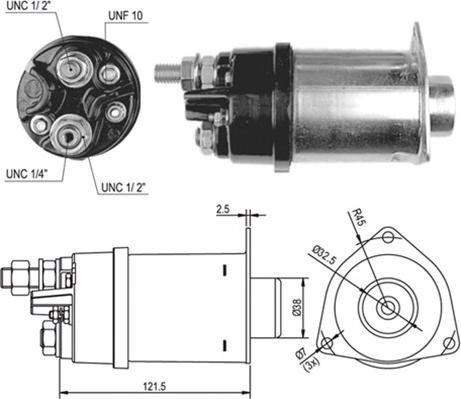 Magneti Marelli 940113050027 - Contacteur, démarreur cwaw.fr