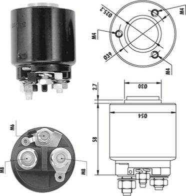 Magneti Marelli 940113050140 - Contacteur, démarreur cwaw.fr