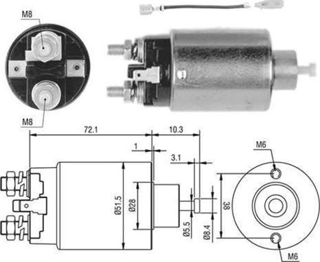 Magneti Marelli 940113050398 - Contacteur, démarreur cwaw.fr